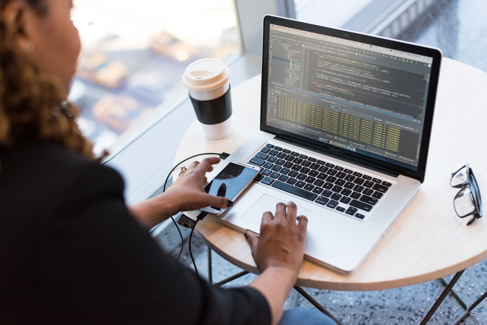 African women building software together